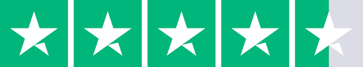 5 green Trustpilot stars